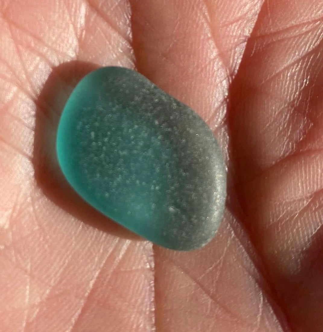 Teal sea glass stunner - 7