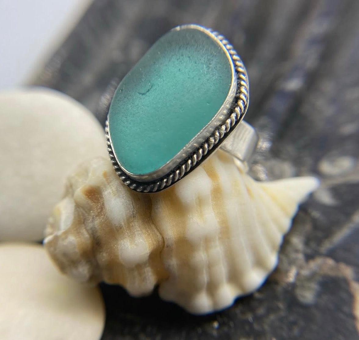 Teal sea glass stunner - 7