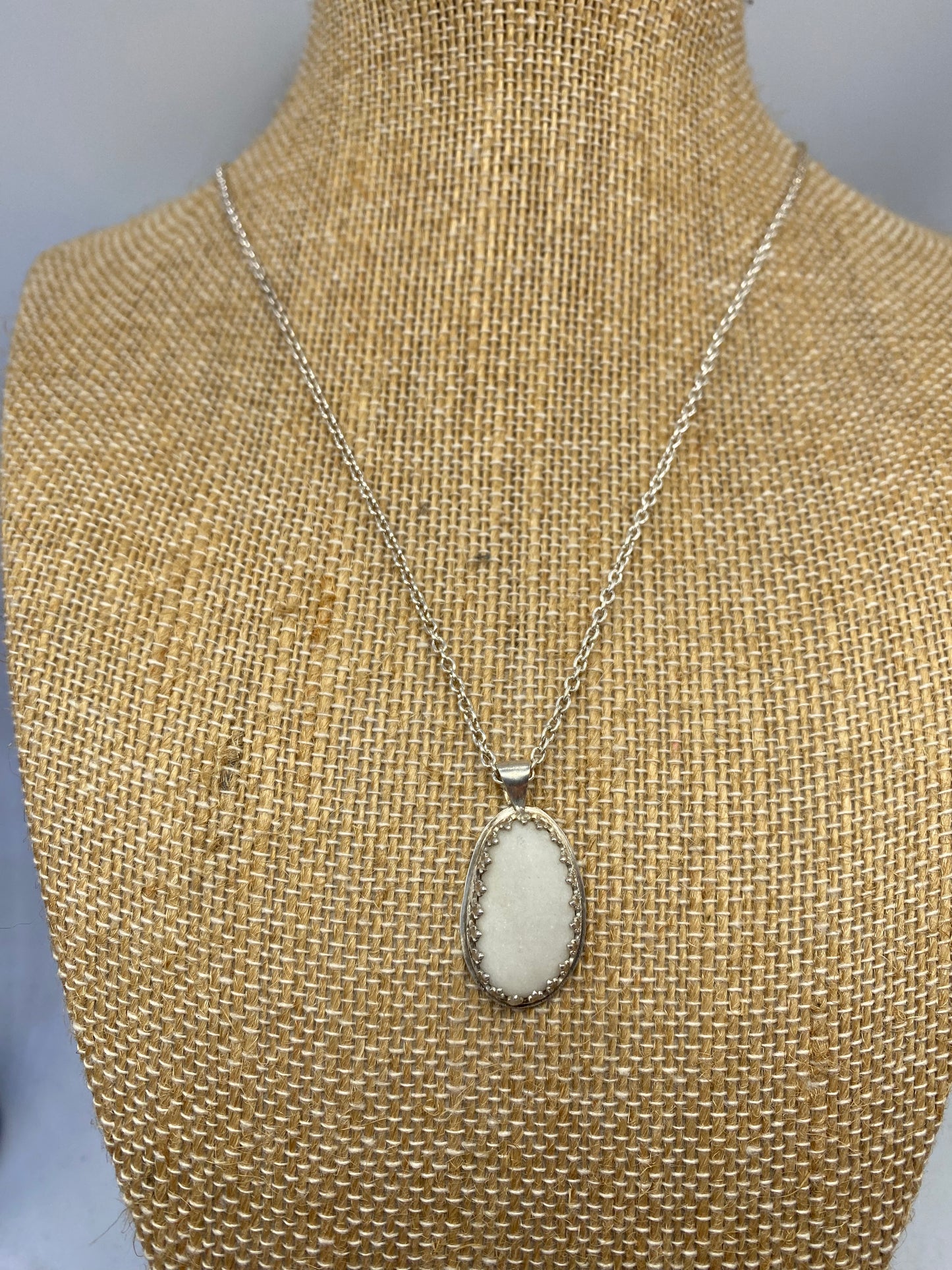 Sea stone necklace