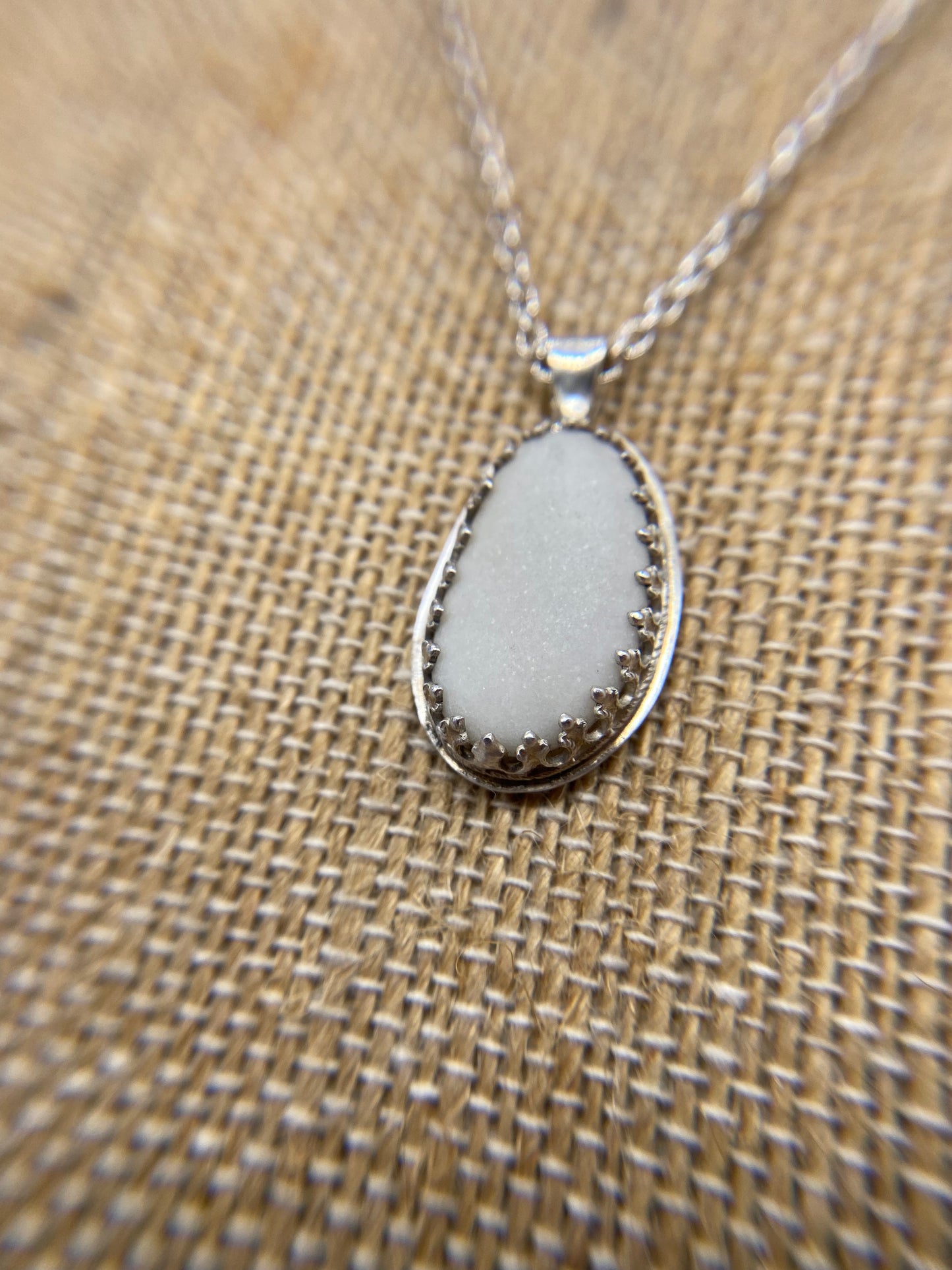 Sea stone necklace