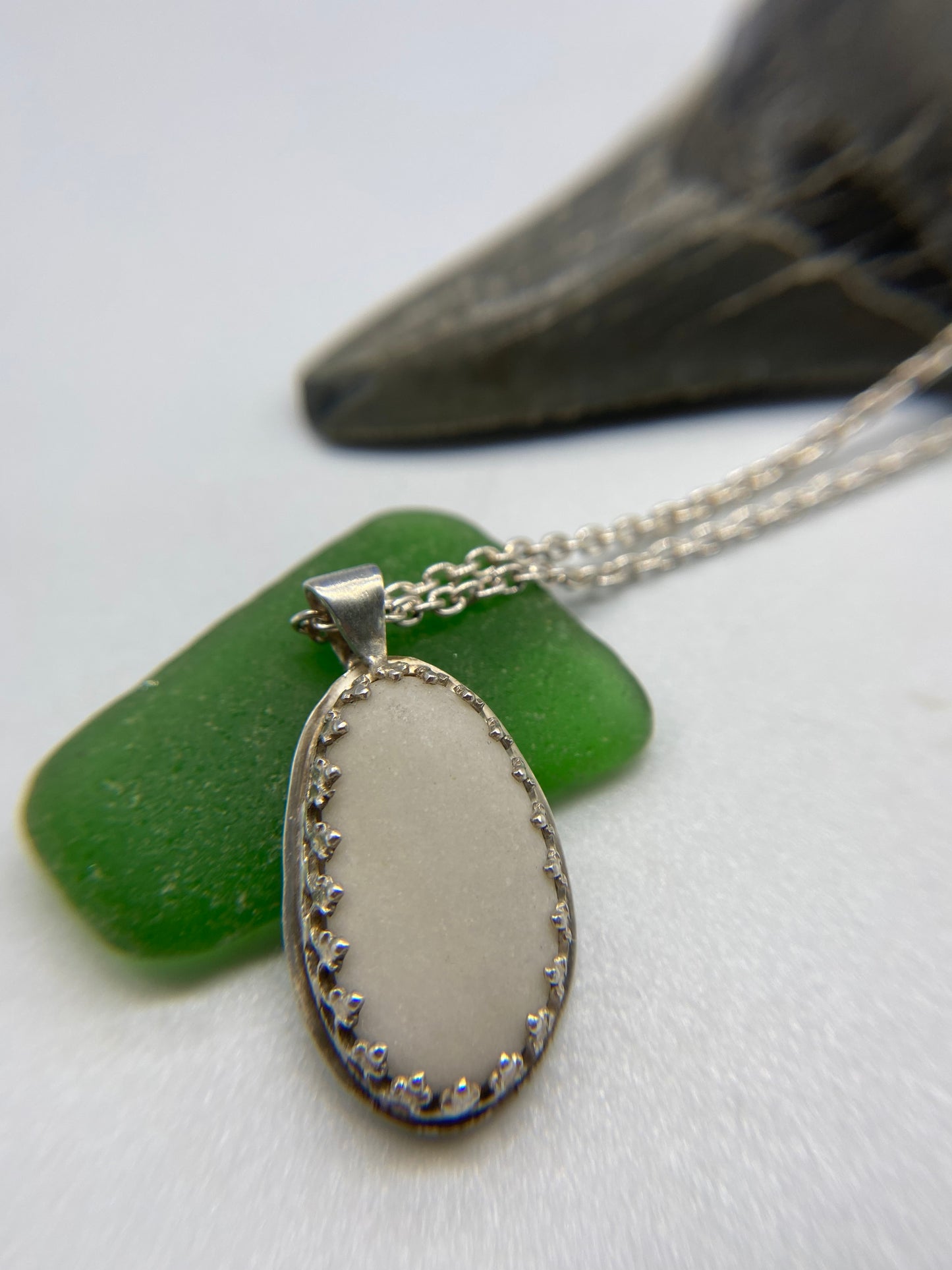 Sea stone necklace