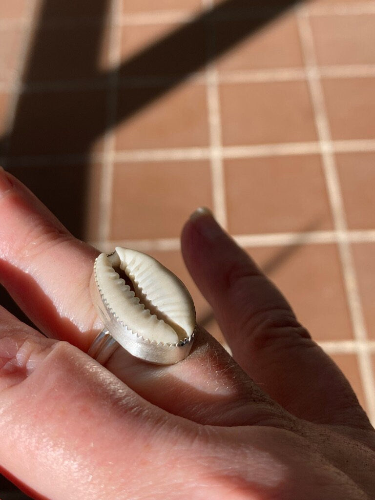 Cowrie Shell Ring -6.75