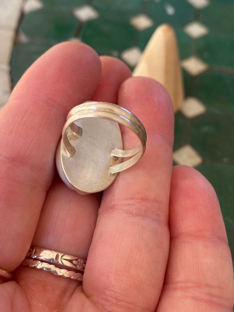 Boho Cowrie Shell Ring - 6