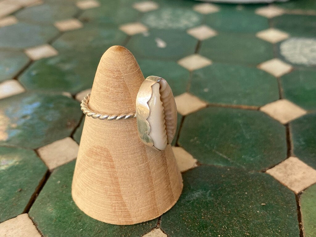 Cowrie Shell Pinkie Ring - 5