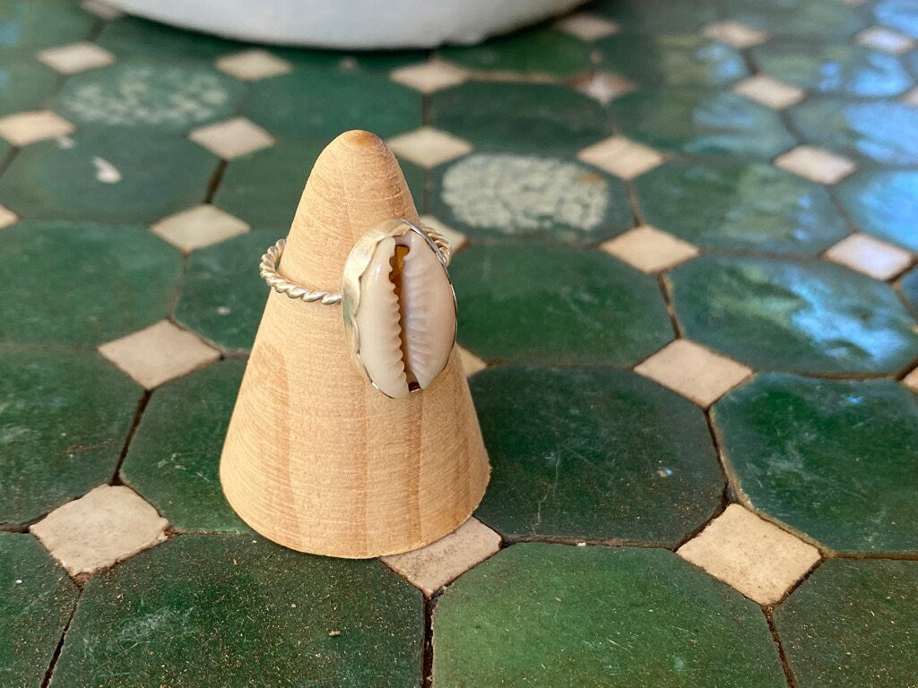 Cowrie Shell Pinkie Ring - 5